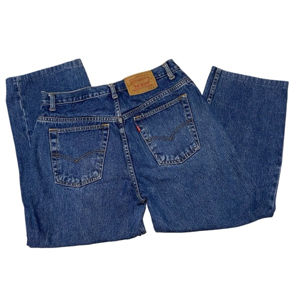 Vintage 1990 Levi’s 501 Made in USA Jeans Hemmed Altered Button Fly Short Length - Picture 1 of 9